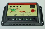 新款 太阳能控制器12V24V10a家用系统光伏发电路灯 光控+时控