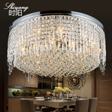 埃及欧式水晶吸顶灯k9奢华大气客厅餐厅卧室圆形led灯具聚宝盆