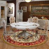 品牌直售美尔居  英伦复古土耳其波斯美式圆形地毯 客厅茶几卧室
