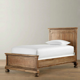 黛森那出口美国实木儿童床 橡木 法式乡村美式仿古复古做旧公主床