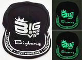 2015年夏季新款权志龙同款帽子Bigbang夜光帽发光帽子男生exo荧光