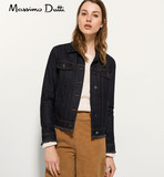 Massimo Dutti女装正品代购2016春夏女士流苏牛仔夹克外套6713523