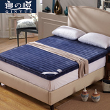 冬季立体床垫 加厚可折叠超柔法莱绒珊瑚绒床褥宿舍垫被床品 包邮