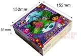 迪亚哥西游记盒装纸质拼图儿童益智玩具玩具堡24 48 72 100片朵拉
