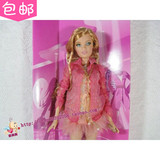 正版美泰芭比娃娃 Barbie盒装时尚狂热系列 L3329 包邮