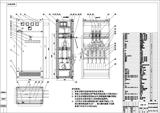 GGD型低压配电柜结构部件及技术指标设计电力电气dwg图纸
