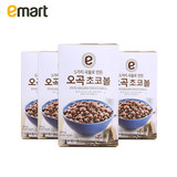 EMART易买得 韩国进口儿童营养早餐麦片巧克力味5种谷物510g*4