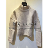 意大利代购 max&co 2016秋冬 高领纯色毛衣   专柜正品