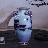 热卖景德镇陶瓷器窑变创意花瓶摆件钧瓷仿古开片客厅家居摆设装饰