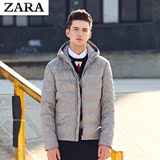 Zara2015秋冬新款男装 韩版男士轻薄羽绒服男  韩版保暖外套男 潮
