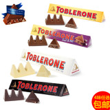 4条包邮瑞士进口零食 特价大促 卡夫TOBLERONE三角牛奶巧克力100g