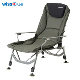 wissblue正品户外躺椅 休闲折叠椅 钓鱼折叠椅子 铝合金躺椅便携