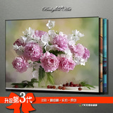 3.0版diy数字油画包邮欧式风景花卉数字画定制有框手绘客厅装饰画