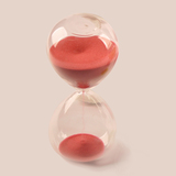 特惠 可爱透明玻璃沙漏计时器摆件 家居饰品 彩色 5.30.60分钟