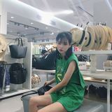 韩版夏季新品女装印花字母学院风中长款无袖运动休闲背心T恤上衣