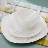 碗碟套装餐具套装56头骨瓷景德镇陶瓷器碗盘碟 中式韩式家用厨房