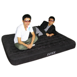INTEX正品66724双人户外加厚野营气垫充气床植绒蜂窝充气床垫