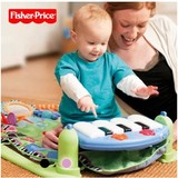 费雪正品 婴幼儿宝宝游戏毯玩具 音乐脚踏钢琴健身架器W2621