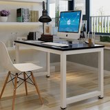包邮电脑桌台式宜家组装双人办公桌子家用简约懒人写字台简易书桌