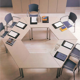 南福办公家具会议桌简约现代小型多人办公桌洽谈桌异形桌子培训桌