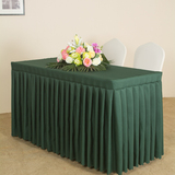 定制纯色平纹会议桌布桌裙台布 展会活动签到桌罩桌套桌围裙台裙