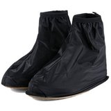 强迪男士皮鞋专用 中邦低邦皮鞋适用的防雨鞋套 中筒短筒防水鞋套