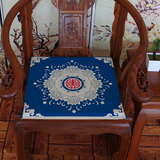 青花瓷 古典新中式坐垫复古红木沙发椅垫餐椅垫 加厚海绵座垫定做