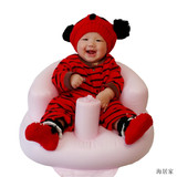 木头洗澡多功能安全出口坐椅吃饭沙发充气婴儿宝宝便携式塑料餐椅