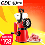 GDL/高达莱手动绞肉机灌肠机家用小型不锈钢搅肉碎肉宝饺子馅机器