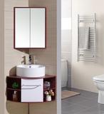 小户型三角浴室柜卫生间转角柜 90度墙角卫浴柜直角洗手漱面台盆