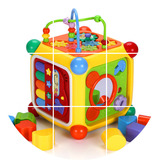 谷雨儿童婴儿多功能音乐游戏学习桌0-1-2-3岁宝宝早教益智玩具台