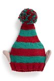 英国现货NEXT代购 新款男宝女宝圣诞保暖红绿条纹毛线帽883733