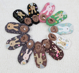 韩国进口正品砂糖兔儿童冬季加厚袜套宝宝防滑短袜保暖早教地板袜