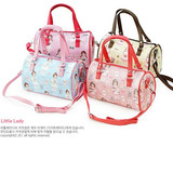 韩国可爱儿童包包手提包公主两用pu休闲斜跨包时尚圆筒小女孩包包
