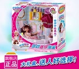 乐吉儿梦幻迷你浴室过家家芭比娃娃礼盒套装玩具儿童女孩礼物玩具