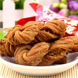 年货零食特产传统糕点饼干宏康天津麻花芝麻椒盐甜味葱香混合24根