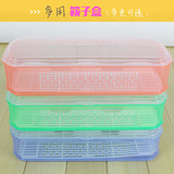 沥水筷子筒 带盖筷子架 创意筷子盒 餐具收纳盒 韩式筷笼 塑料 桶