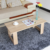 现代简约客厅地毯白色茶几餐桌两用 北欧宜家个性创意长方形小桌