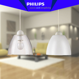 飞利浦LED吊灯具 现代简约创意单头餐厅饭厅卧室灯饰 欣易45616