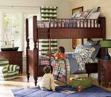 新款美式乡村家具儿童床实木上下床双层床高低母子床厂家直销