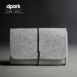 dpark 数码收纳包整理袋 羊毛移动电源收纳包 鼠标硬盘数据线收纳