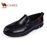 Camel骆驼男鞋 2015春季新款 男士真皮套脚商务休闲皮鞋A2155314