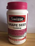现货澳洲代购 Swisse Grape seed 葡萄籽精华+VC天然抗氧化 180粒
