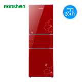 Ronshen/容声 BCD-201MB/DS  三门一级节能保鲜玻璃面板家用冰箱