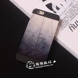 简约黑色商务潮男苹果6p手机壳iPhone6plus5.5s磨砂镜面保护套6+
