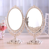 台式化妆镜子 欧式镜子 双面梳妆镜 大号镜子 便携公主镜 新款