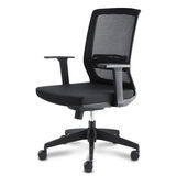 库帕/KYPO电脑椅子办公椅人体工学老板椅家用电竞升降网椅 黑框黑