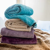出口韩国 法兰绒毛毯短毛绒加厚毯子 绗缝被床盖加厚床单床上用品