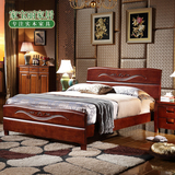 实木床1米1.2米单人床1.5米儿童床储物高箱床实木双人床橡木床