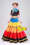 少数民族服装 苗族民族舞蹈服装彝族舞蹈演出服装秧歌服装